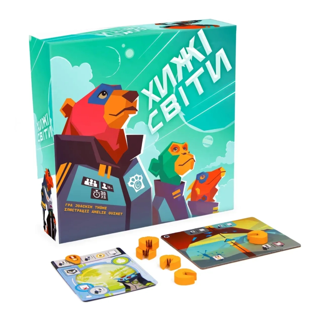 Настільна гра WoodCat Хижі Світи (Wild Space) (укр.) (ВР_ХС) - зображення 2