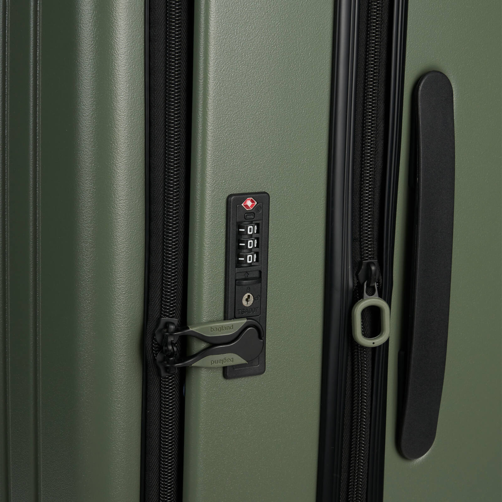 Валіза Bagland велика 96 л хакі (1140521764) - зображення 8