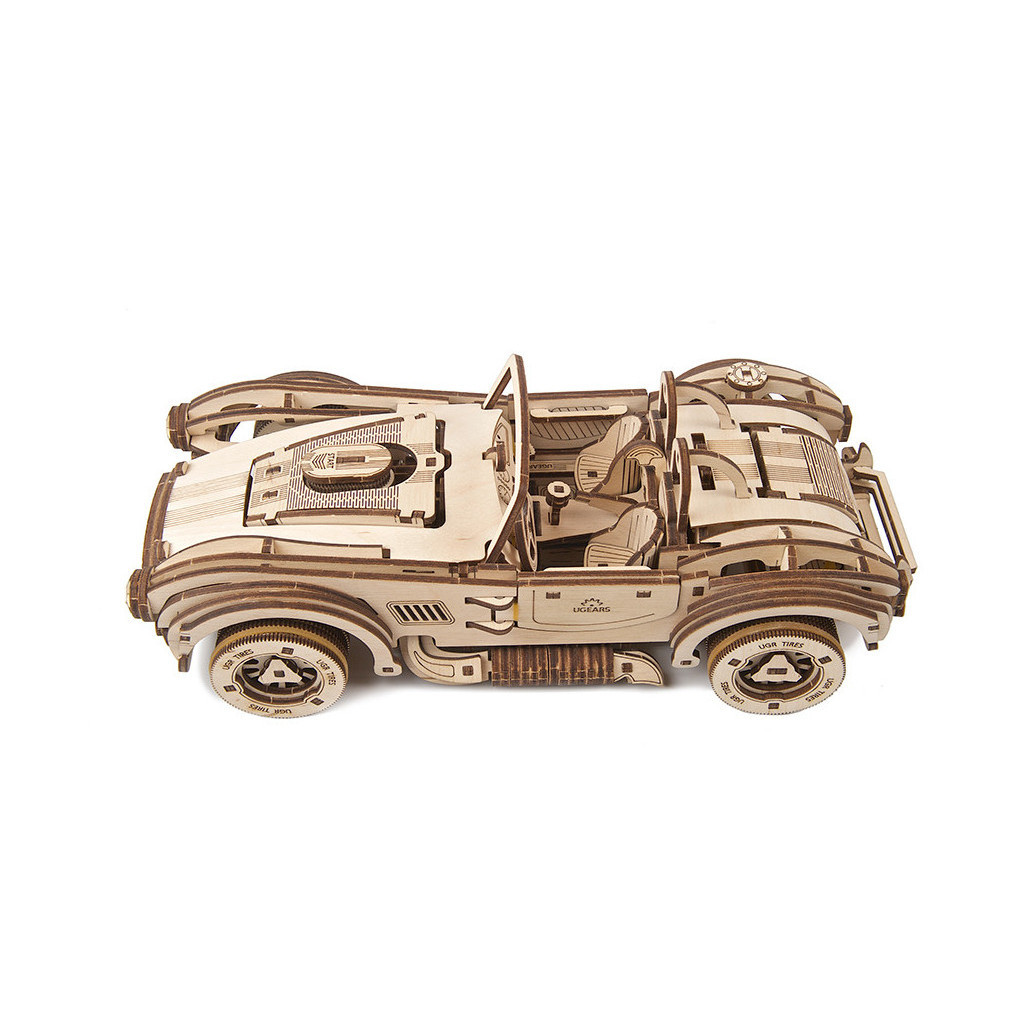 Конструктор Ugears Дріфт Кобра Гоночний автомобіль (70161) - зображення 5
