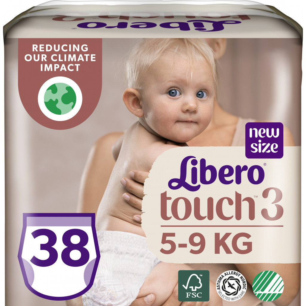 Підгузки Libero Touch Pants 3 5-9 кг 38 шт (7322541165851) - зображення 1