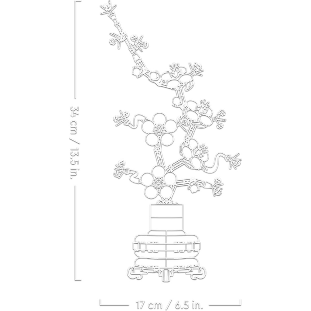 Конструктор LEGO Icons Сливовий цвіт 327 деталей (10369) - зображення 5