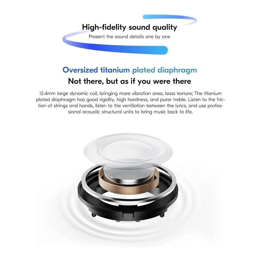 Навушники Xiaomi Redmi Buds 5 Black (BHR7627GL) - зображення 6