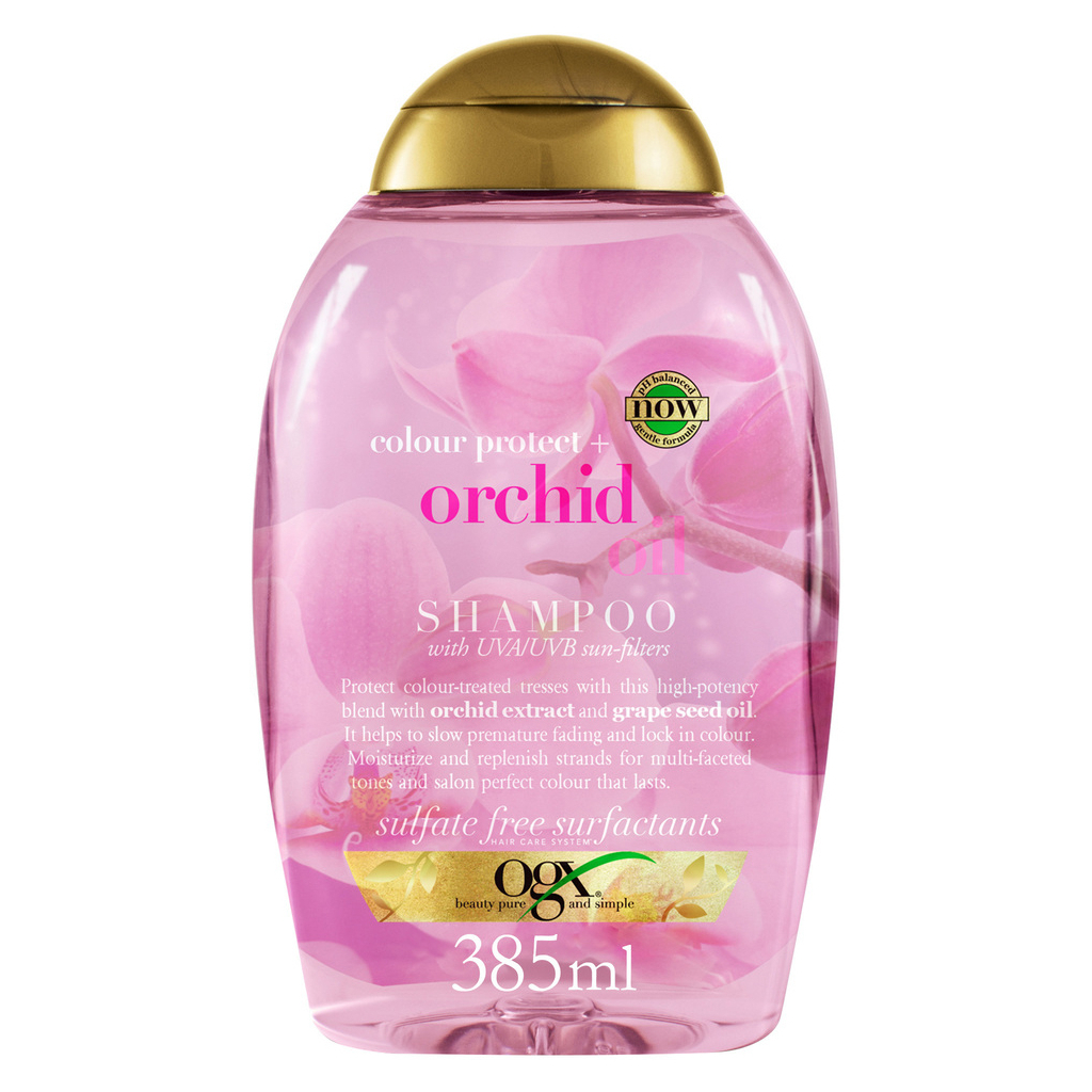 Шампунь OGX Orchid Oil для захисту кольору фарбованого волосся 385 мл (0022796972408) - зображення 1