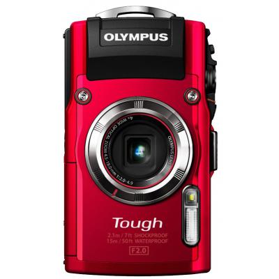 Цифровий фотоапарат Olympus TG-3 Red (V104140RE000) - зображення 6