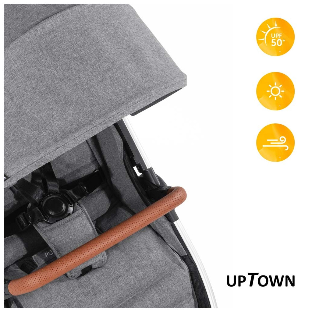 Коляска Hauck Uptown Melange Grey (14828-0) - зображення 12