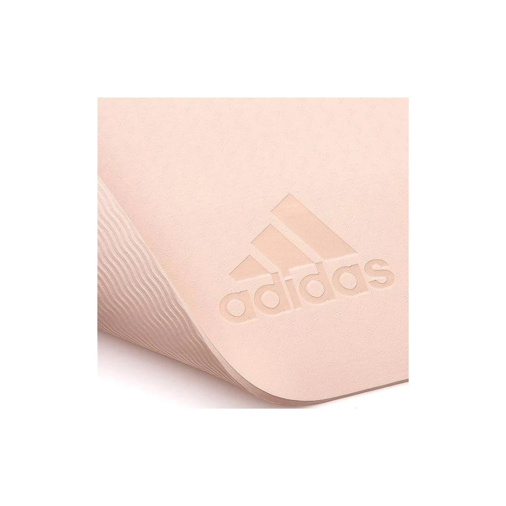 Килимок для йоги Adidas Premium Yoga Mat Уні 176 х 61 х 0,5 см Бежевий (ADYG-10300PT) - зображення 3