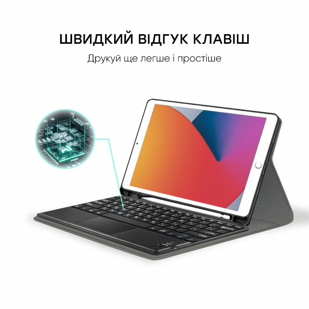 Чохол до планшета AirOn Premium iPad 10.2" 2019/2020/2021 7/8/9th Gen Air 3 Kbd+Tch (4822352781058) - зображення 8