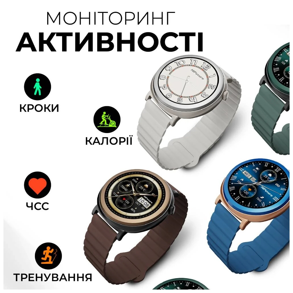 Смарт-годинник HiFuture aurora blue (aurora.blue) - зображення 5