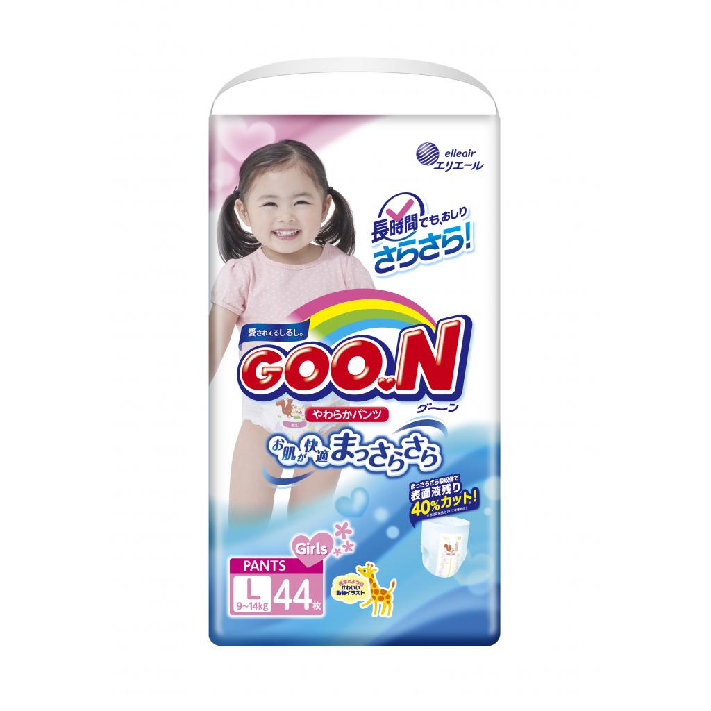 Підгузки GOO.N Трусики для дівчаток 9-14 кг, L, 132 шт (853081-3) - зображення 2