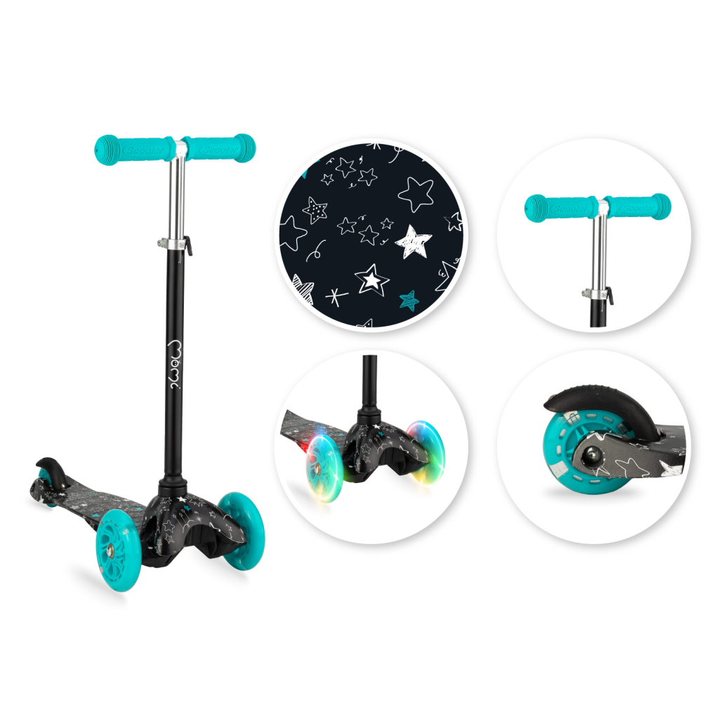 Самокат MoMi Weendy Turquoise stars (HULA00007) - зображення 4