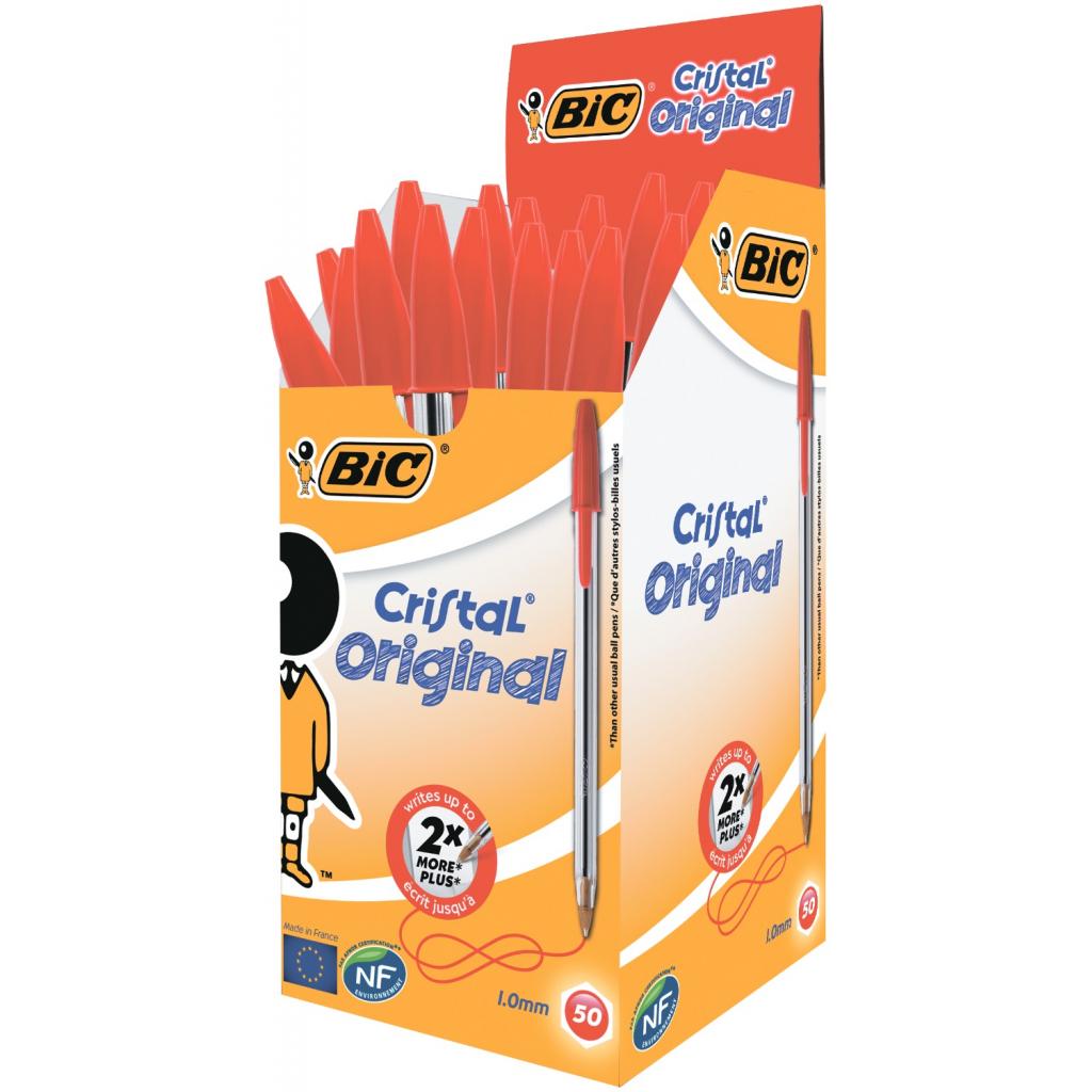 Ручка кулькова Bic Cristal, червона (bc847899) - зображення 2