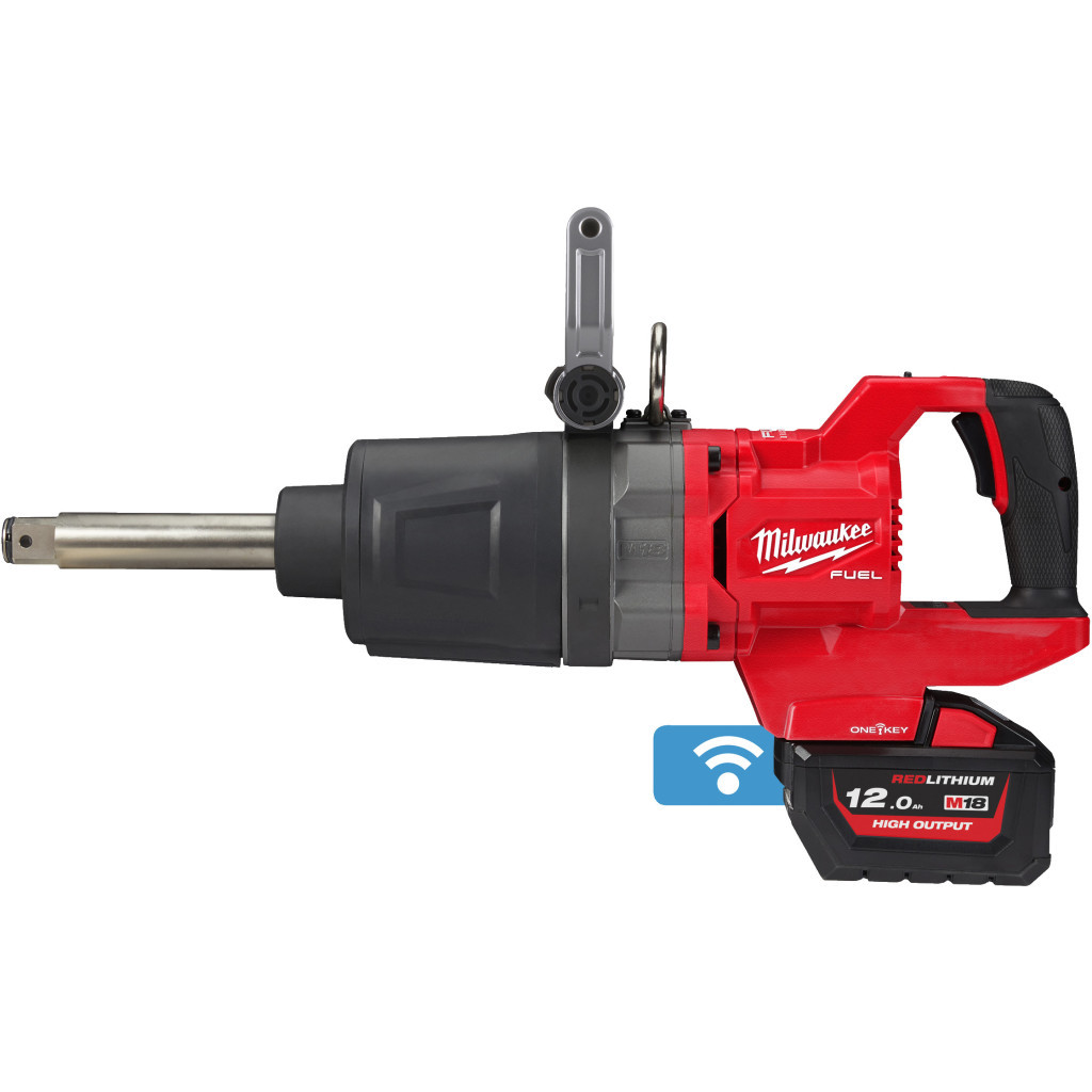 Гайковерт Milwaukee високомоментний 1'' (2711 Нм) з D-подібною рукояткою, 1x12Ah (4933471756) - зображення 1