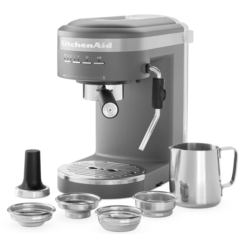 Ріжкова кавоварка еспресо KitchenAid 5KES6403EDG - зображення 4