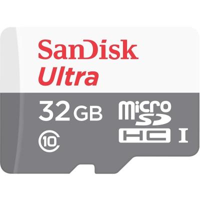 Карта пам'яті SanDisk 32GB Miсro-SDHC Class 10 UHS-I Ultra (SDSQUNS-032G-GN3MN) - зображення 1