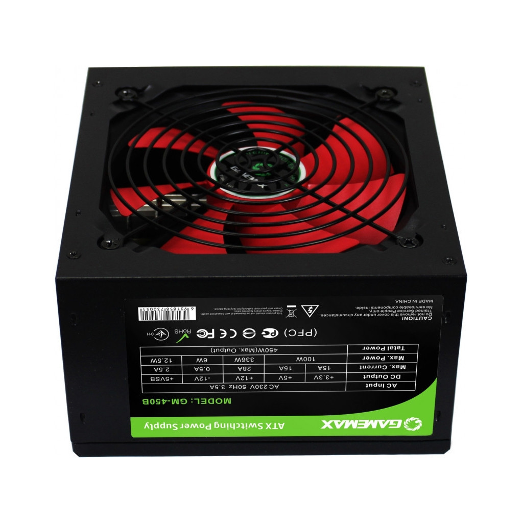 Блок живлення Gamemax 450W (GM-450B) - изображение 2
