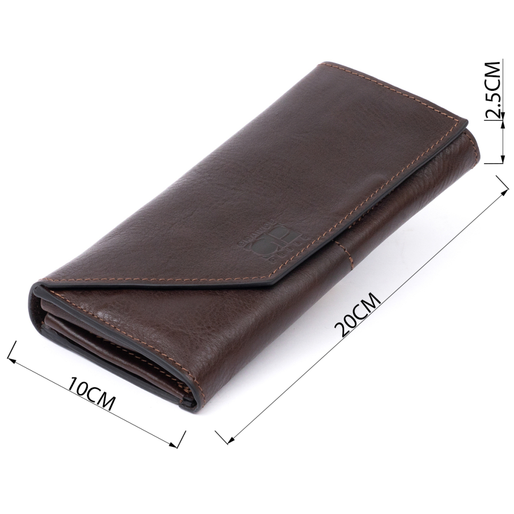 Портмоне Grande Pelle Шоколадне (11317) - зображення 3