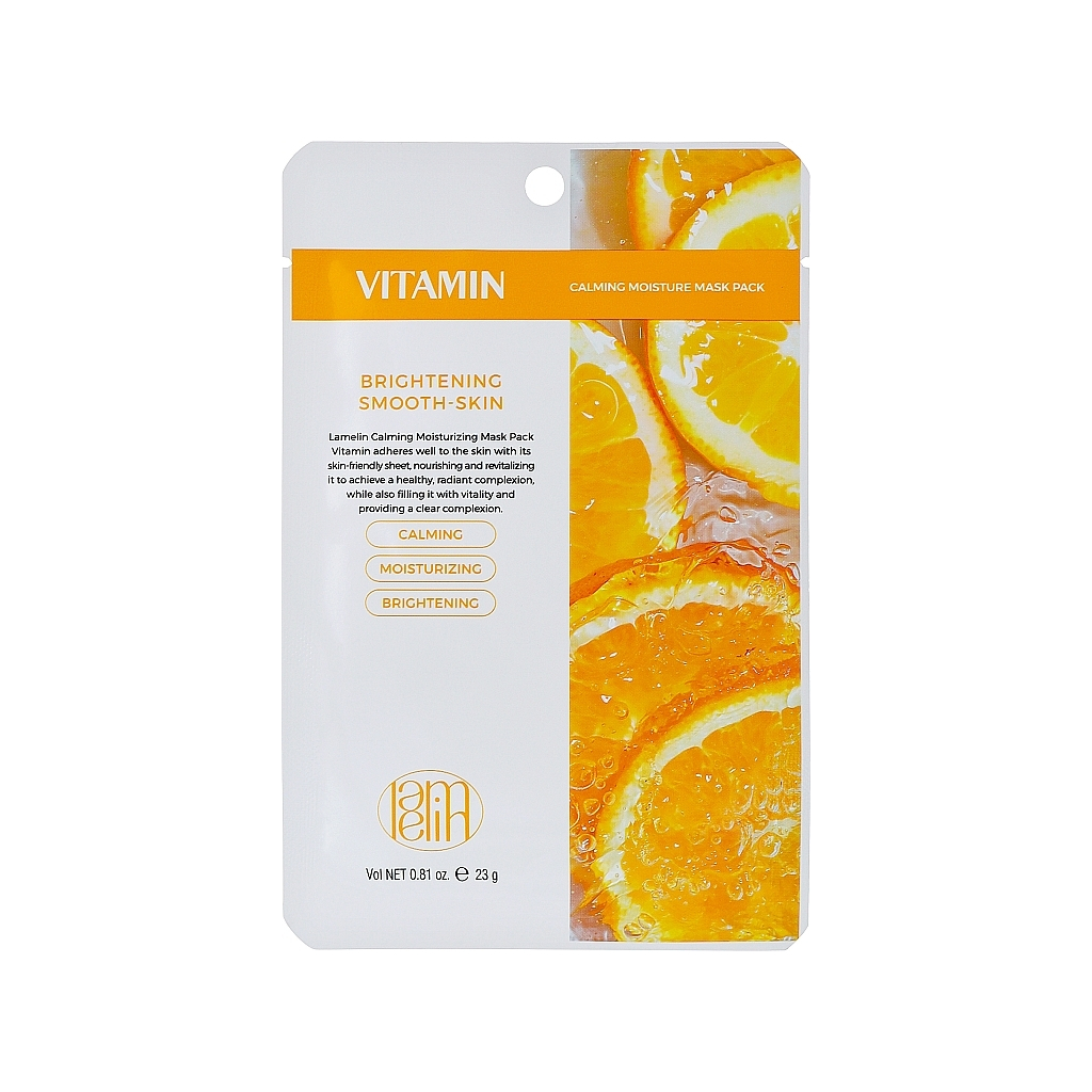 Маска для обличчя Lamelin Тканинна Vitamin 23 г (8809733217592) - зображення 1