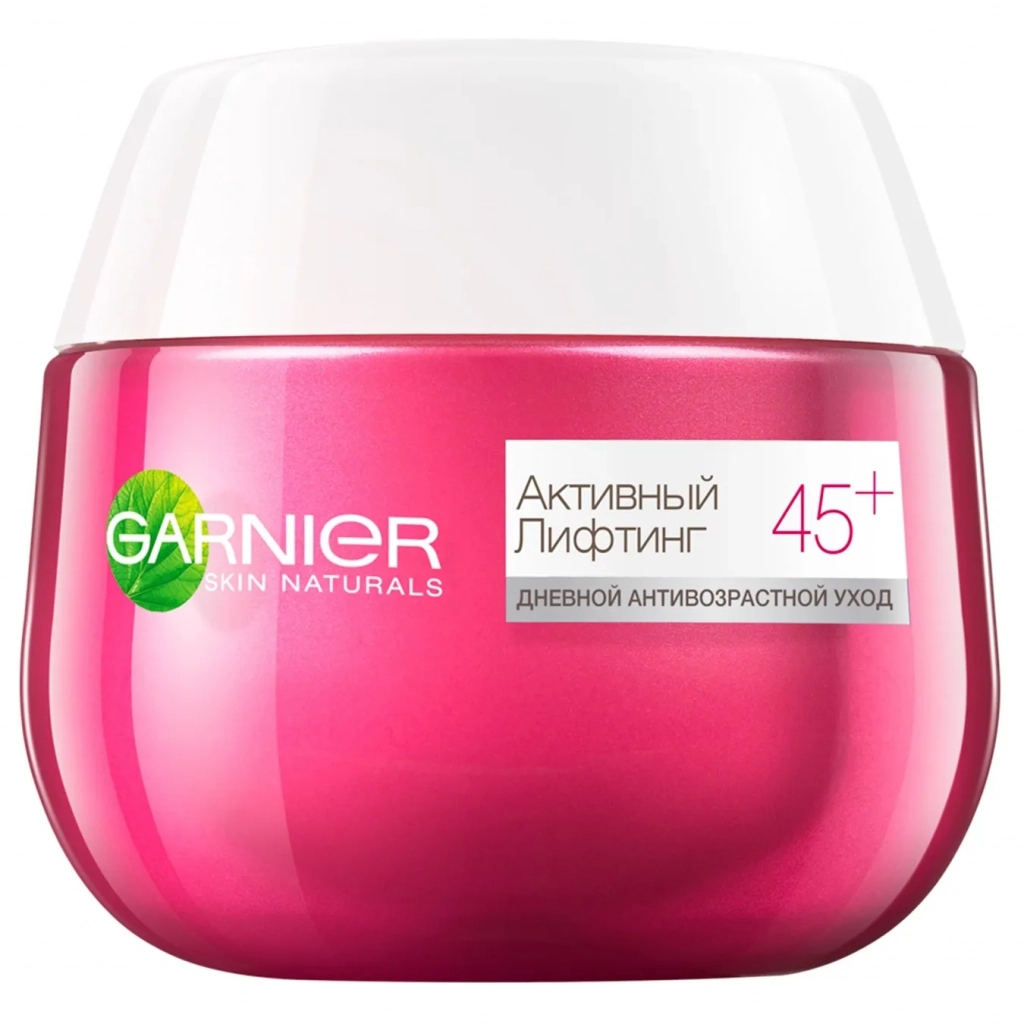 Крем для обличчя Garnier Skin Naturals Денний від зморшок Активний ліфтинг 45+ 50 мл (3600541351172) - зображення 2
