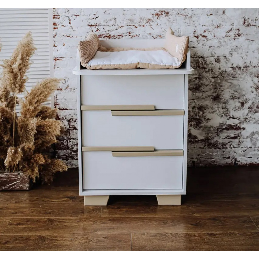 Комод-пеленатор Angelo Loft 60 см біло-мокко 60х51х90 (19025) - зображення 3