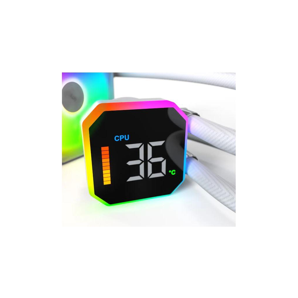 Система рідинного охолодження MONTECH HYPERFLOW DIGITAL 360 (W) - зображення 4