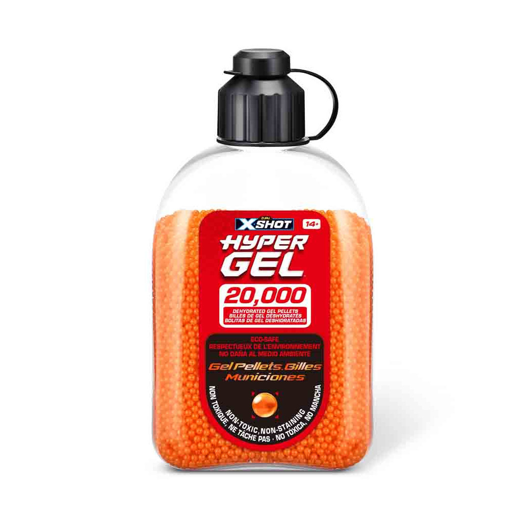 Іграшкова зброя Zuru Набір з 20 000 гелевих патронів X-SHOT Hyper Gel (36625R) - зображення 4