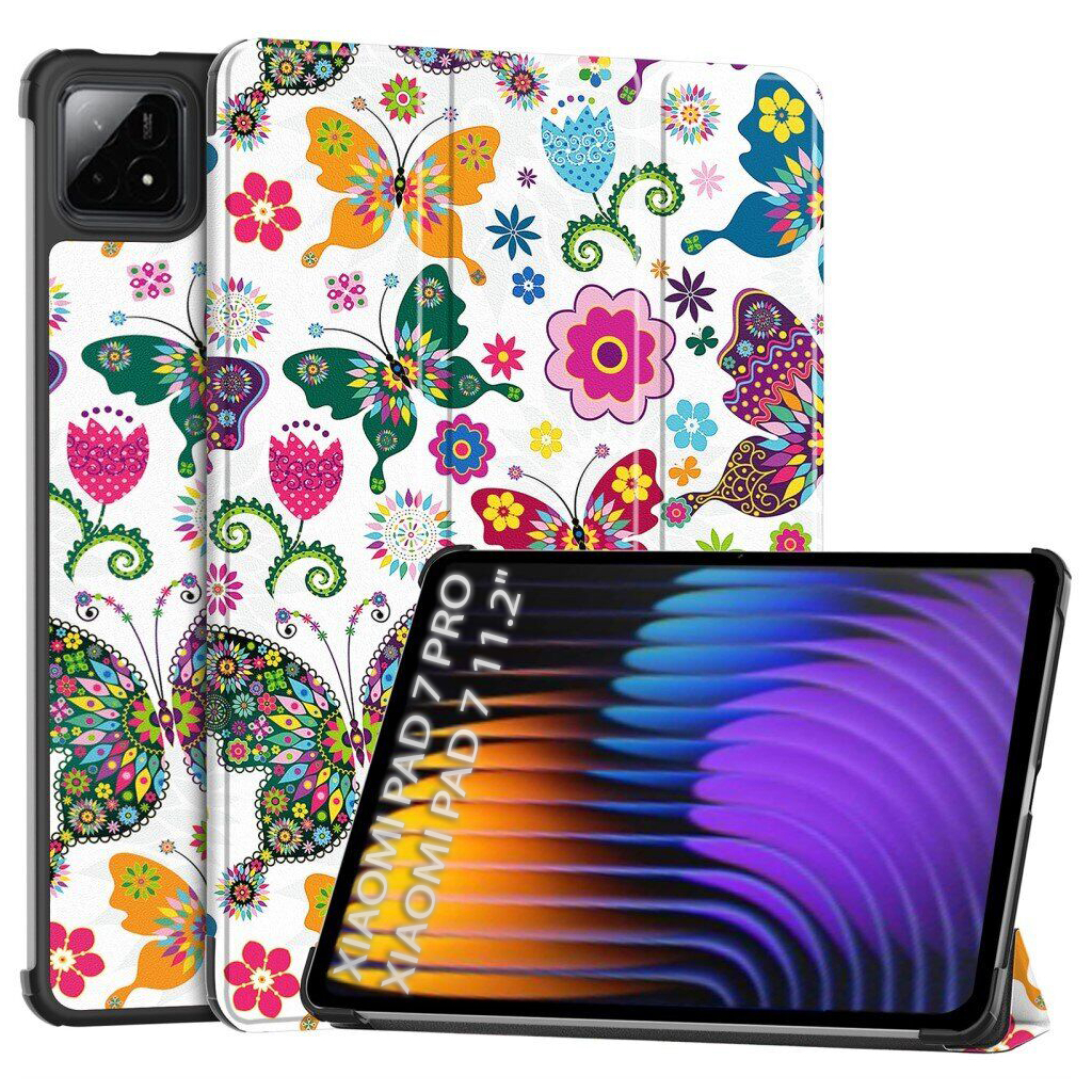 Чохол до планшета BeCover Smart Case Xiaomi Pad 7 / 7 Pro 11.2" Butterfly (712800) - зображення 1
