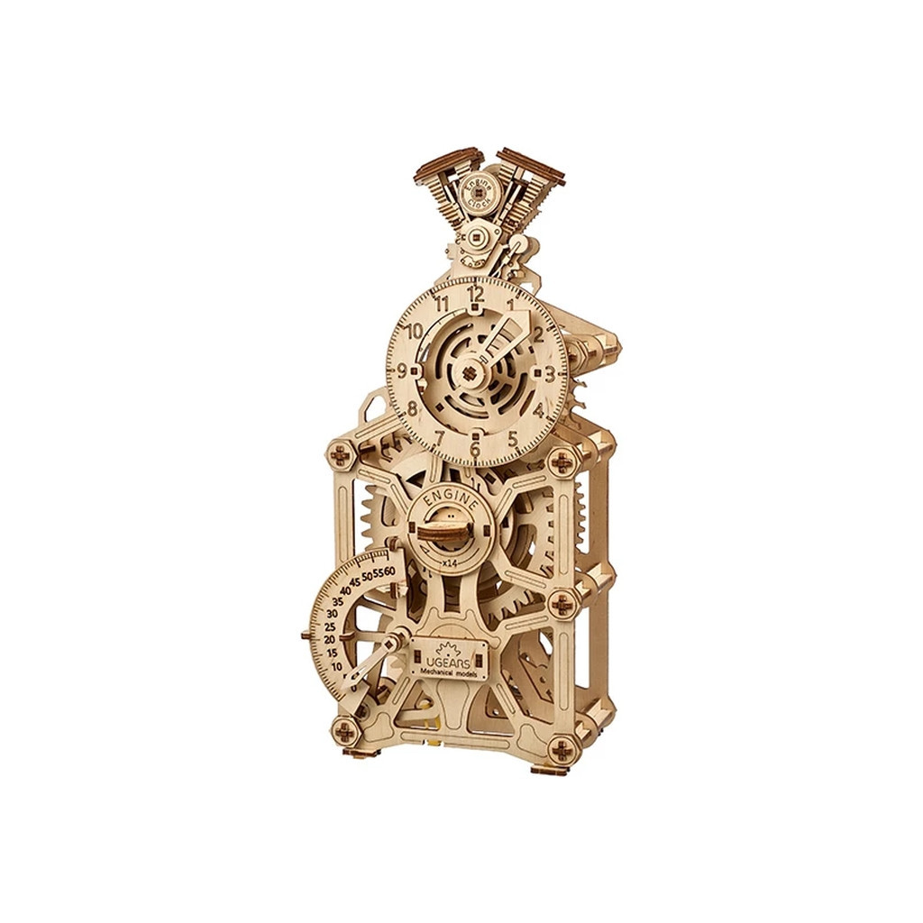 Конструктор Ugears Годинник Двигун (6337516) - зображення 1