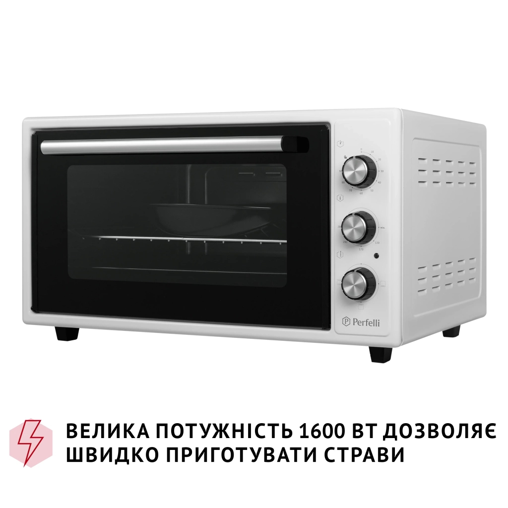 Електропіч Perfelli CLASSIC 48 WHITE - зображення 5