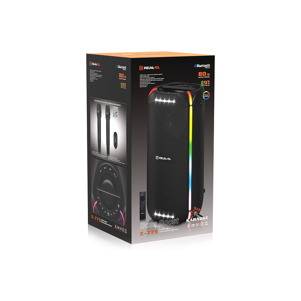Акустична система REAL-EL X-775 Black (EL121600032) - picture 11
