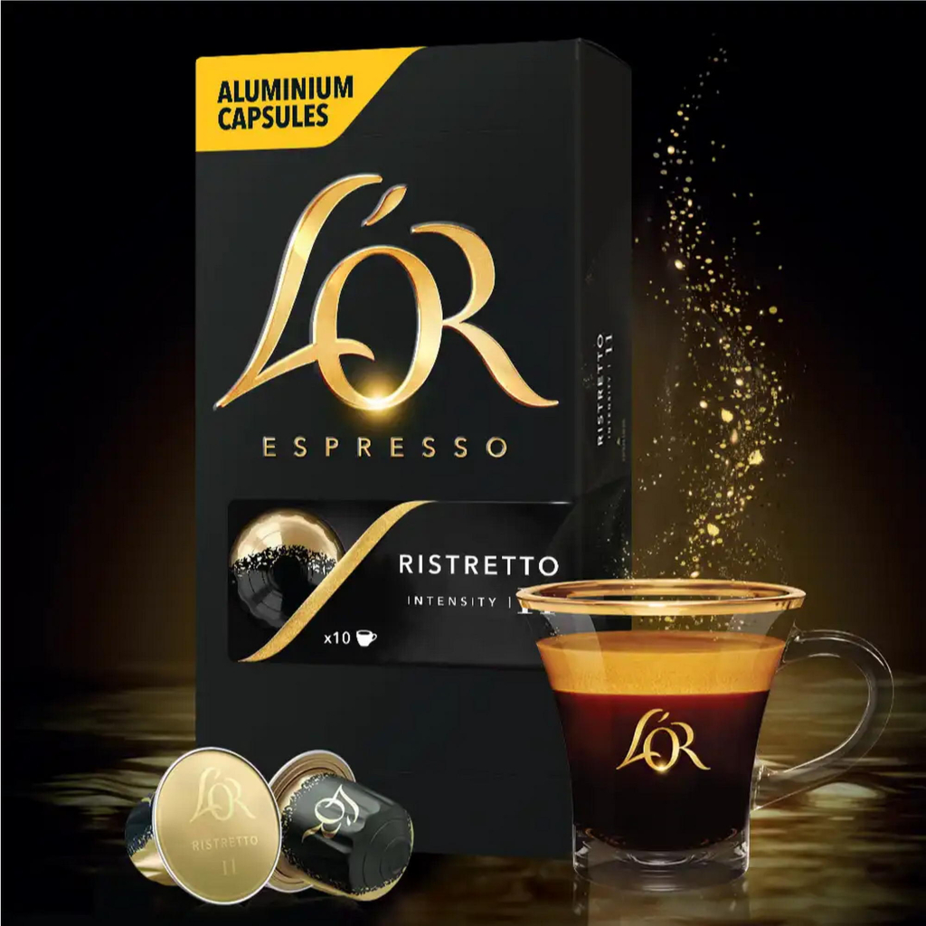 Кава L'OR Espresso Ristretto 100% Арабіка в капсулах 10 шт (8711000891643) - зображення 4