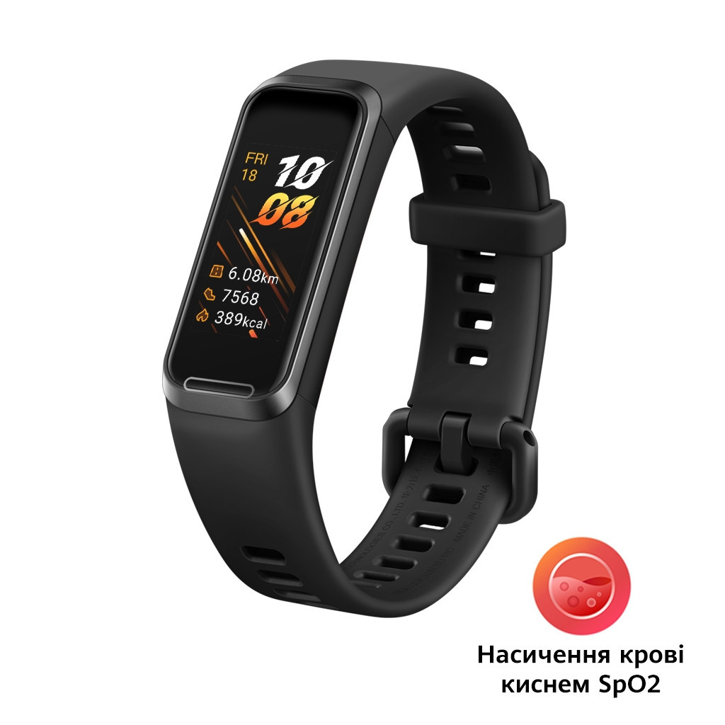 Фітнес браслет Huawei Band 4 Graphite Black (Andes-B29) SpO2 (OXIMETER) (55024462) - зображення 1