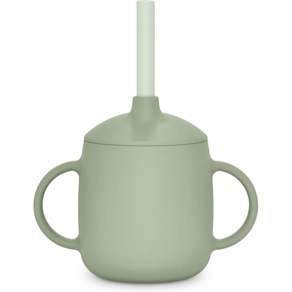 Поїльник-непроливайка Suavinex Colour Essence силіконова 3 в 1 (з носиком та трубочкою), 270 мл, +6 м , зелена (402899) - зображення 3