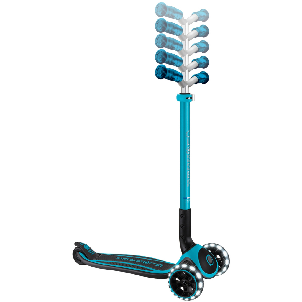 Самокат Globber Ace колеса з підсвіткою Аква (667-100) - зображення 3