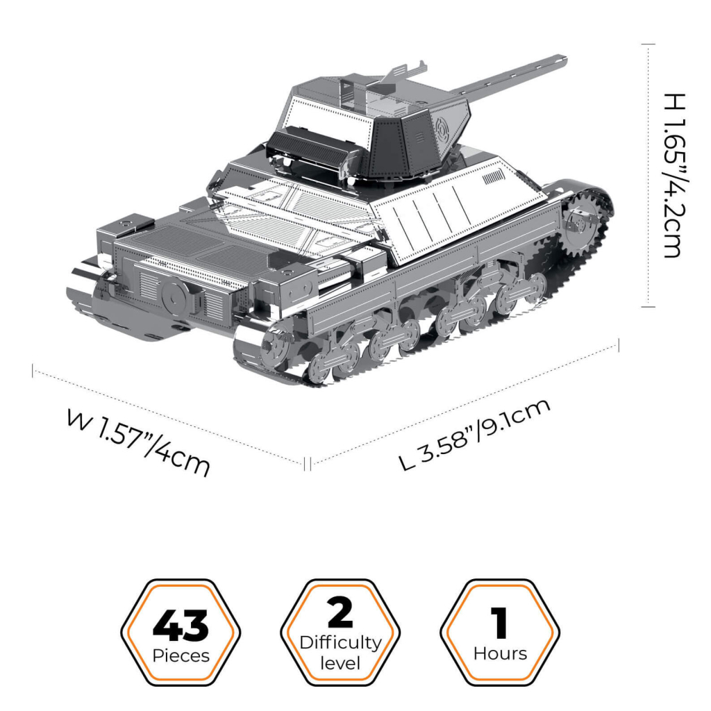 Конструктор Metal Time колекційна модель P 26/40 (MT062) - зображення 2