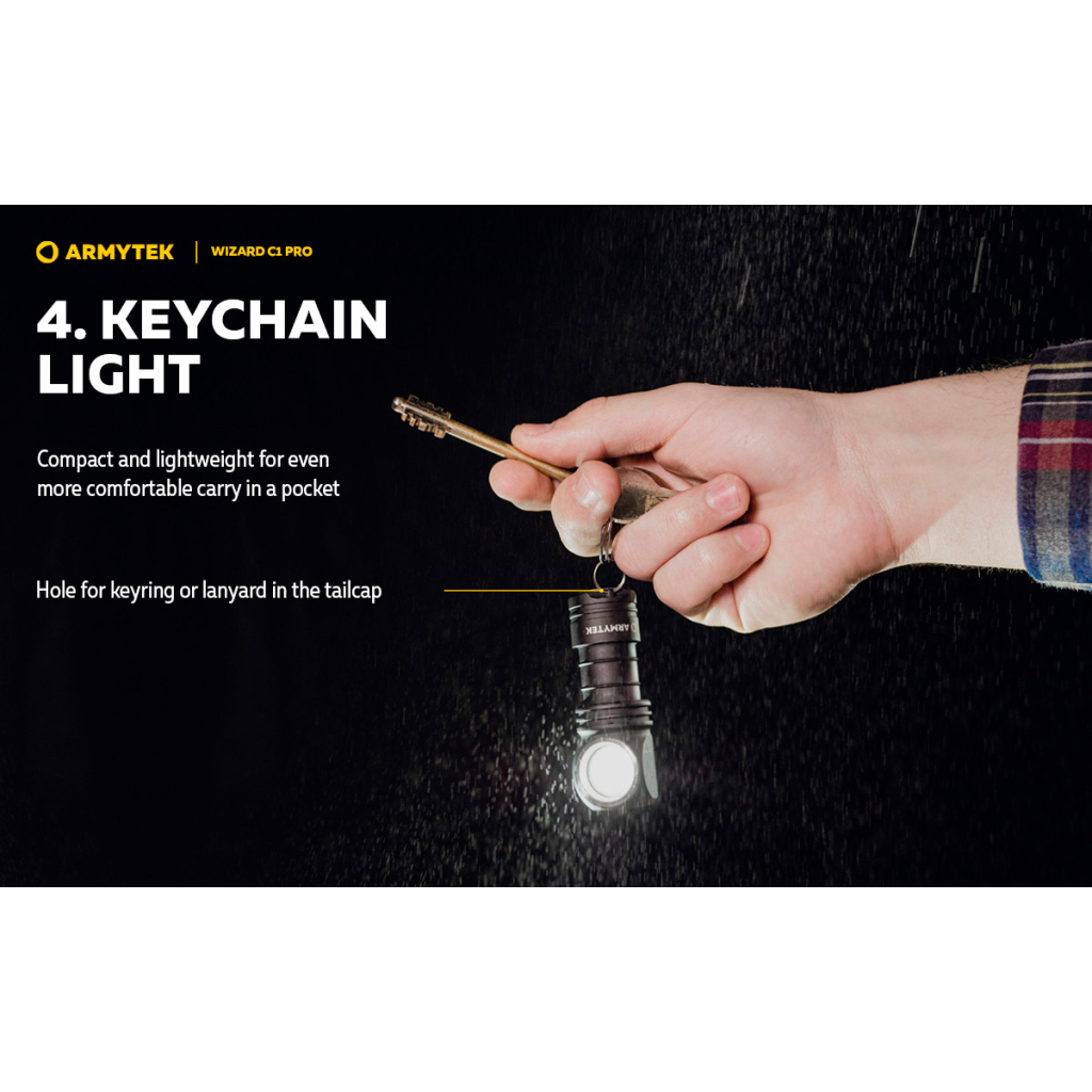 Ліхтар Armytek Wizard C1 Pro Magnet USB (F09001C) - изображение 12