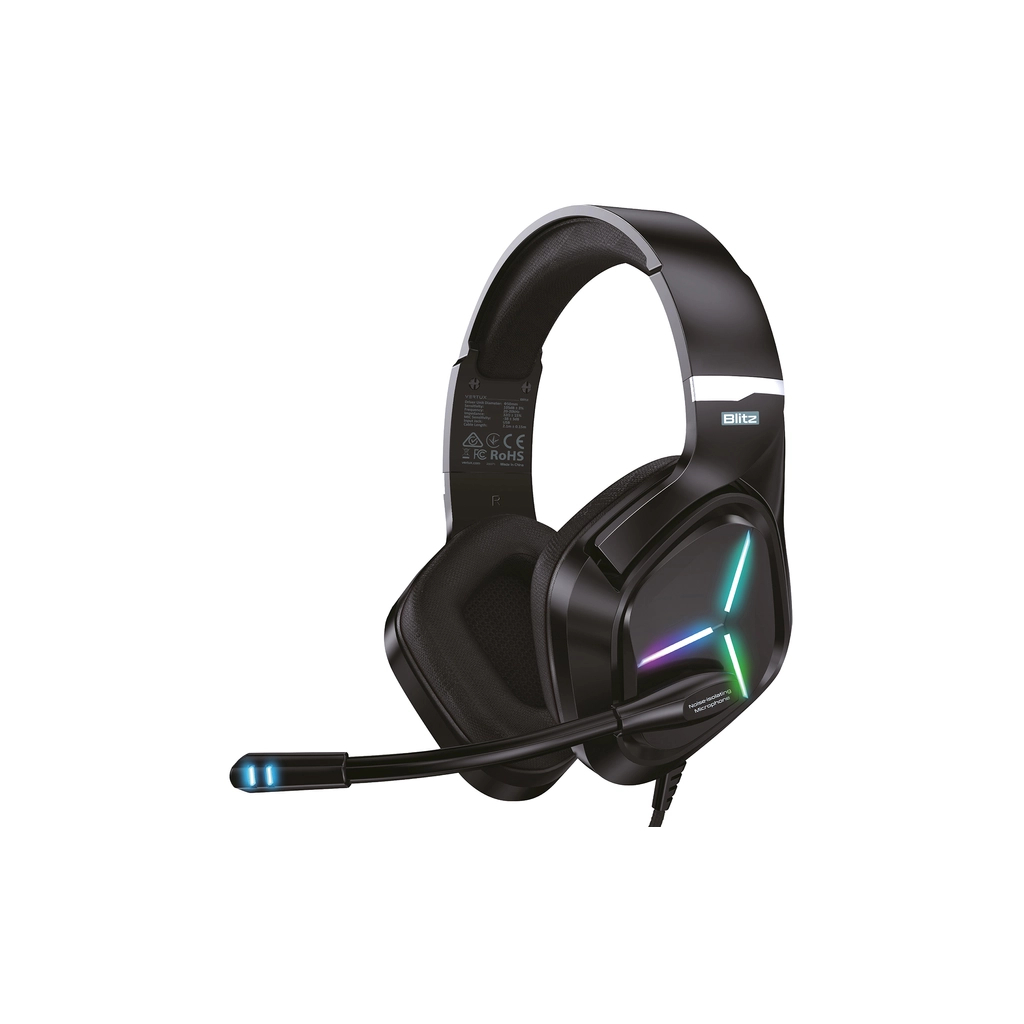 Навушники Vertux Blitz 7.1 USB Black (blitz.black) - зображення 1