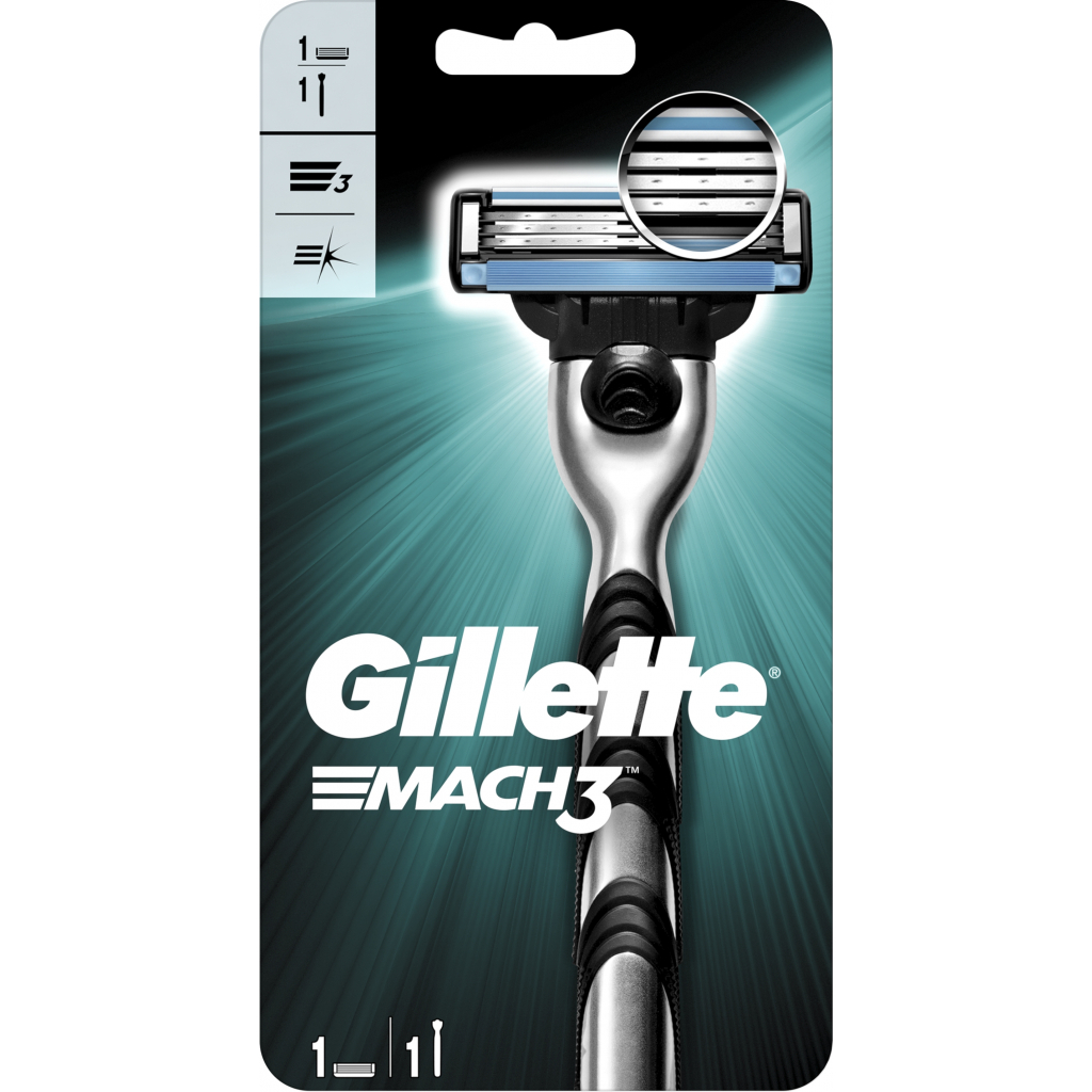 Бритва Gillette Mach3 з 1 змінним картриджем (3014260251147) - зображення 2