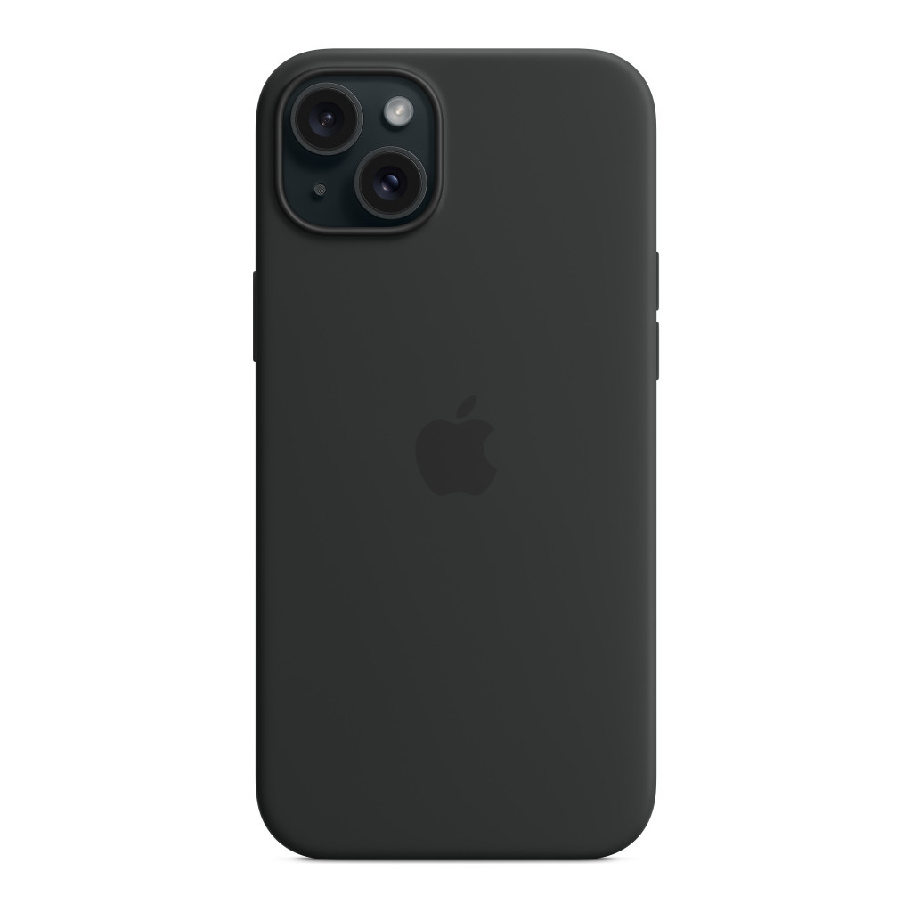 Чохол до мобільного телефона Apple iPhone 15 Plus Silicone Case with MagSafe Black (MT103ZM/A) - зображення 5