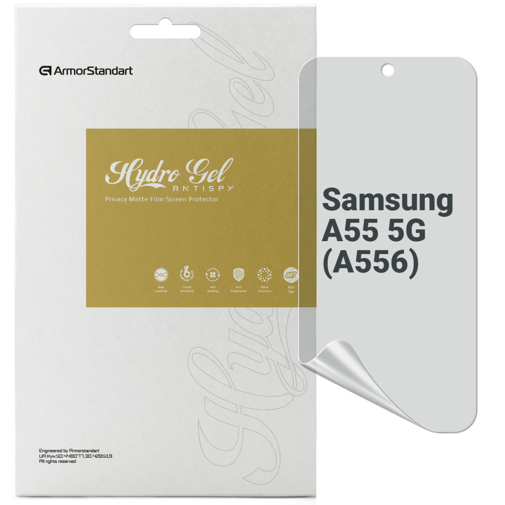 Плівка захисна Armorstandart Anti-spy Samsung A55 5G (A556) (ARM74360) - изображение 1