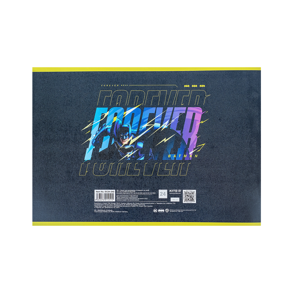 Альбом для малювання Kite DC Comics 24 аркушів (DC24-242) - изображение 8