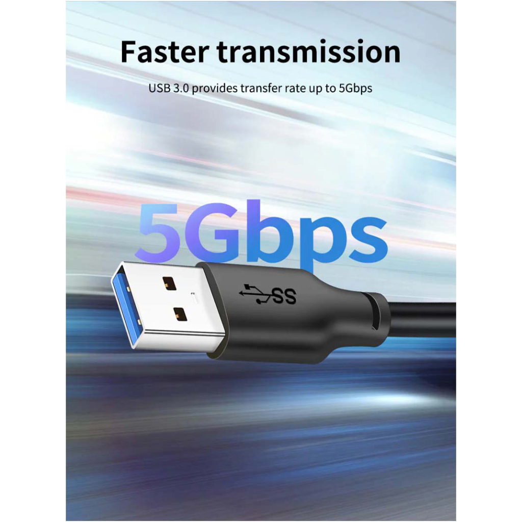 Дата кабель USB 3.0 AM to USB-C 1.5m Cabletime (CA915439) - зображення 7