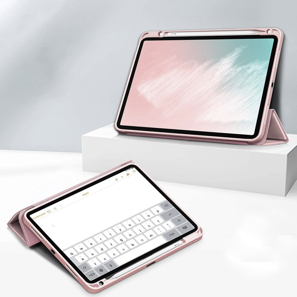 Чохол до планшета BeCover Direct Charge Pen Apple iPad Pro 12.9 2020/21/22 Pink (706592) - зображення 4