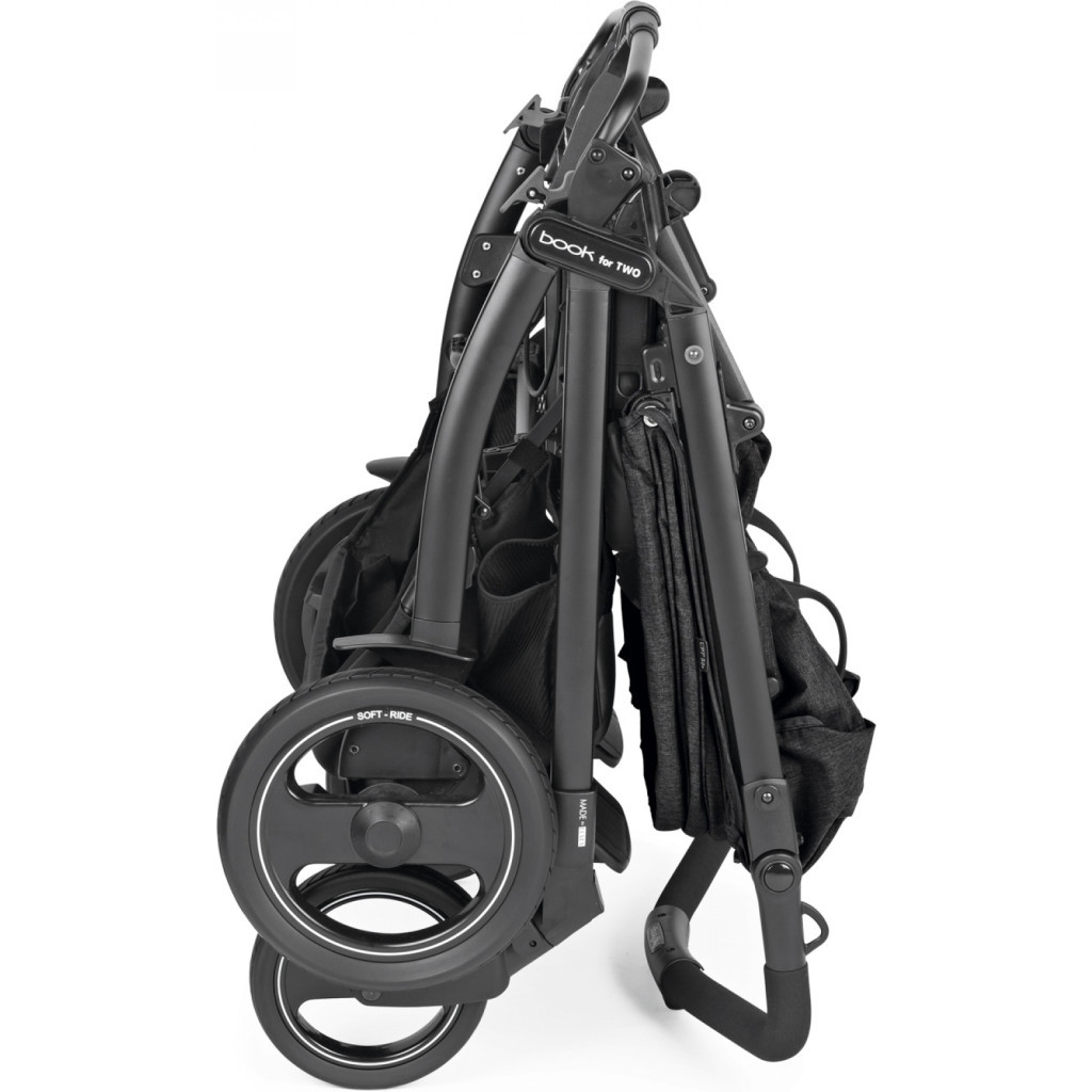 Коляска Peg-Perego Book for Two Ardesia (чорна) (IP05280000GL93) - зображення 7