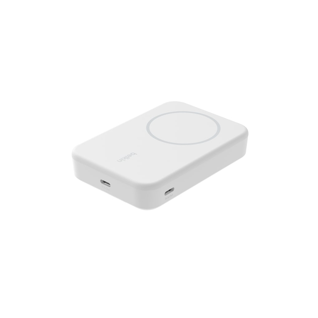 Батарея універсальна Belkin 8000mAh MagSafe Wireless Qi2 White (BPD007BTWH) - зображення 9