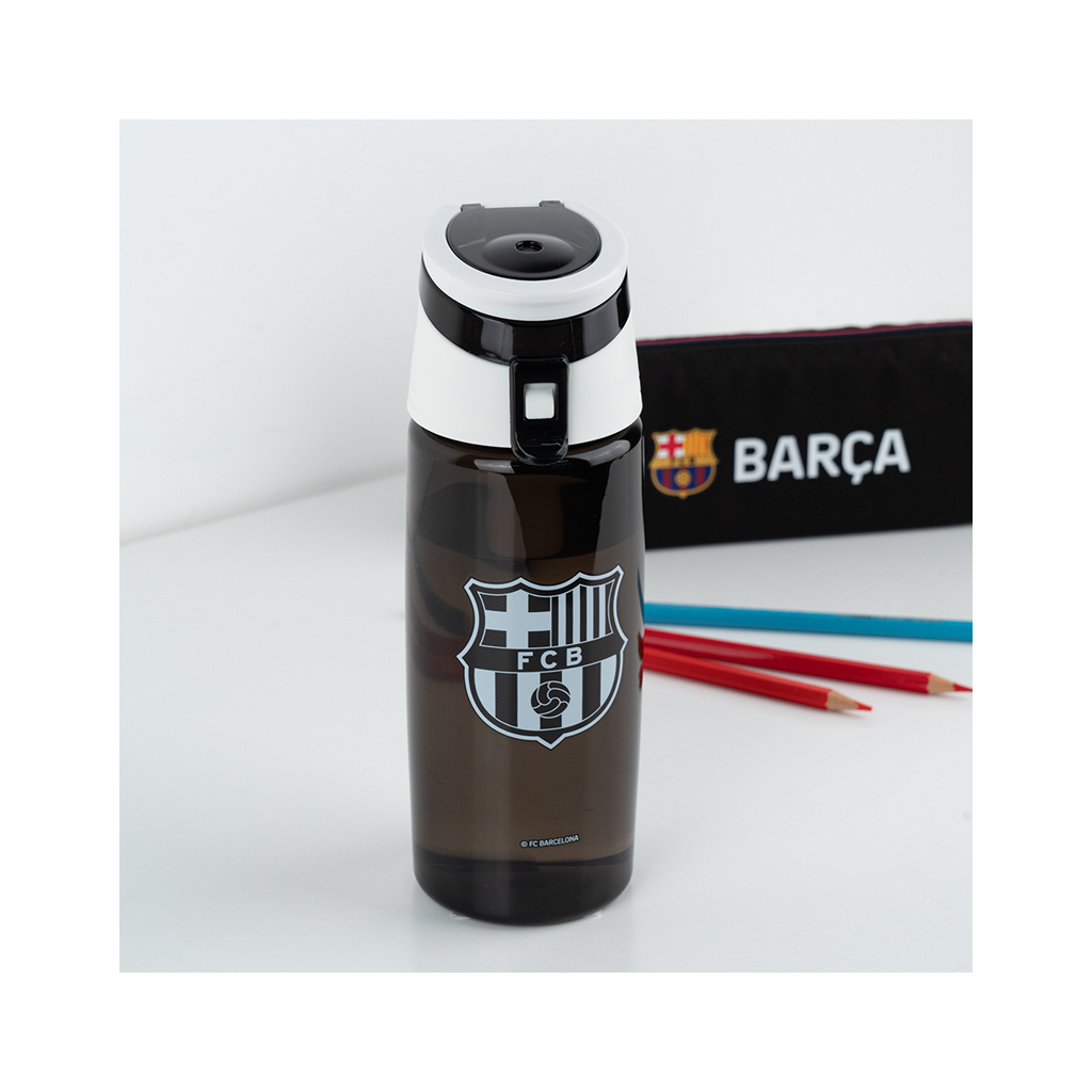 Поїльник-непроливайка Kite FC Barcelona 550 мл, чорна (BC25-401) - зображення 3