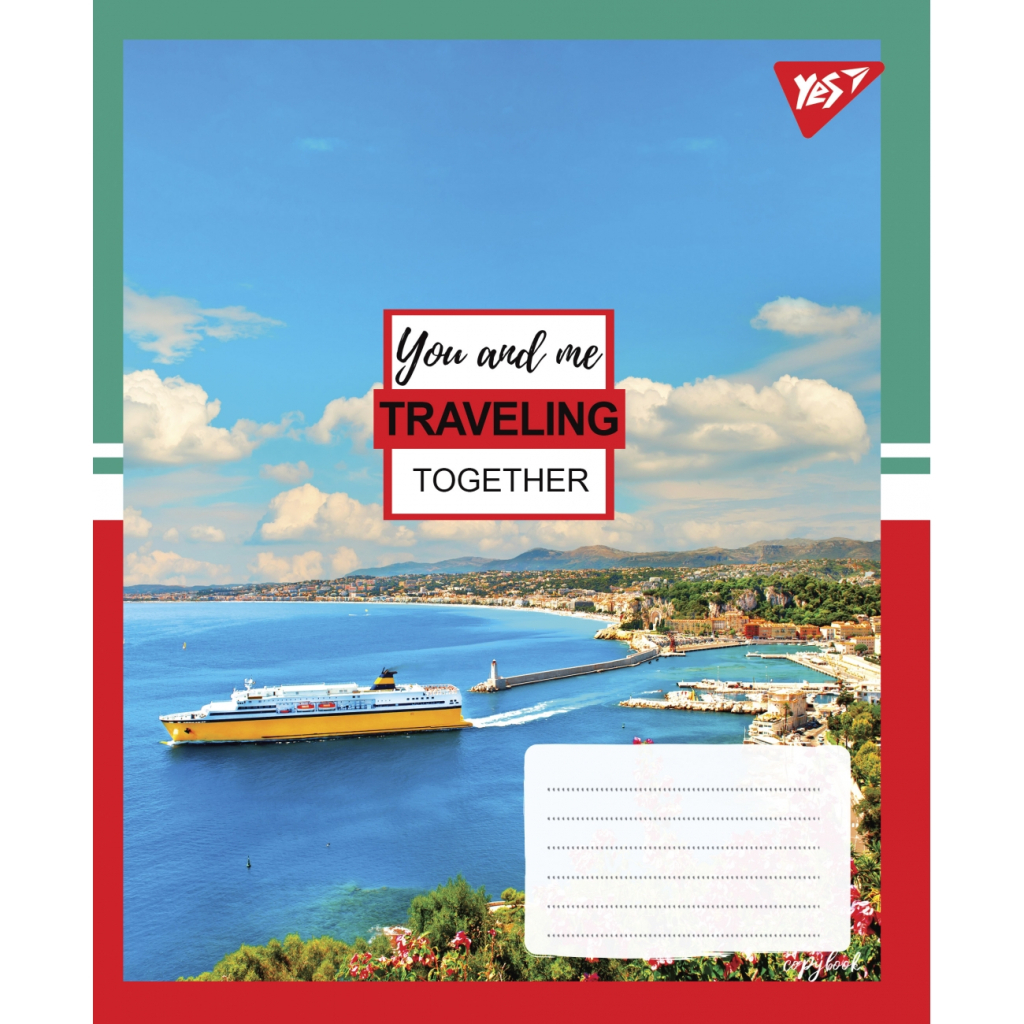 Зошит Yes А5 Travel 96 аркушів, лінія (766131) - зображення 4