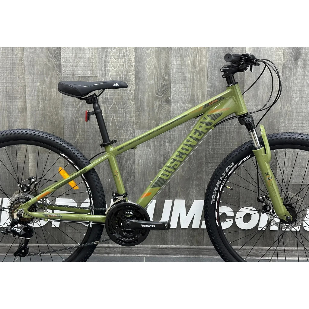 Велосипед Discovery Bastion AM DD 26" 18" AL 2024 Хакі (OPS-DIS-26-597) - зображення 2
