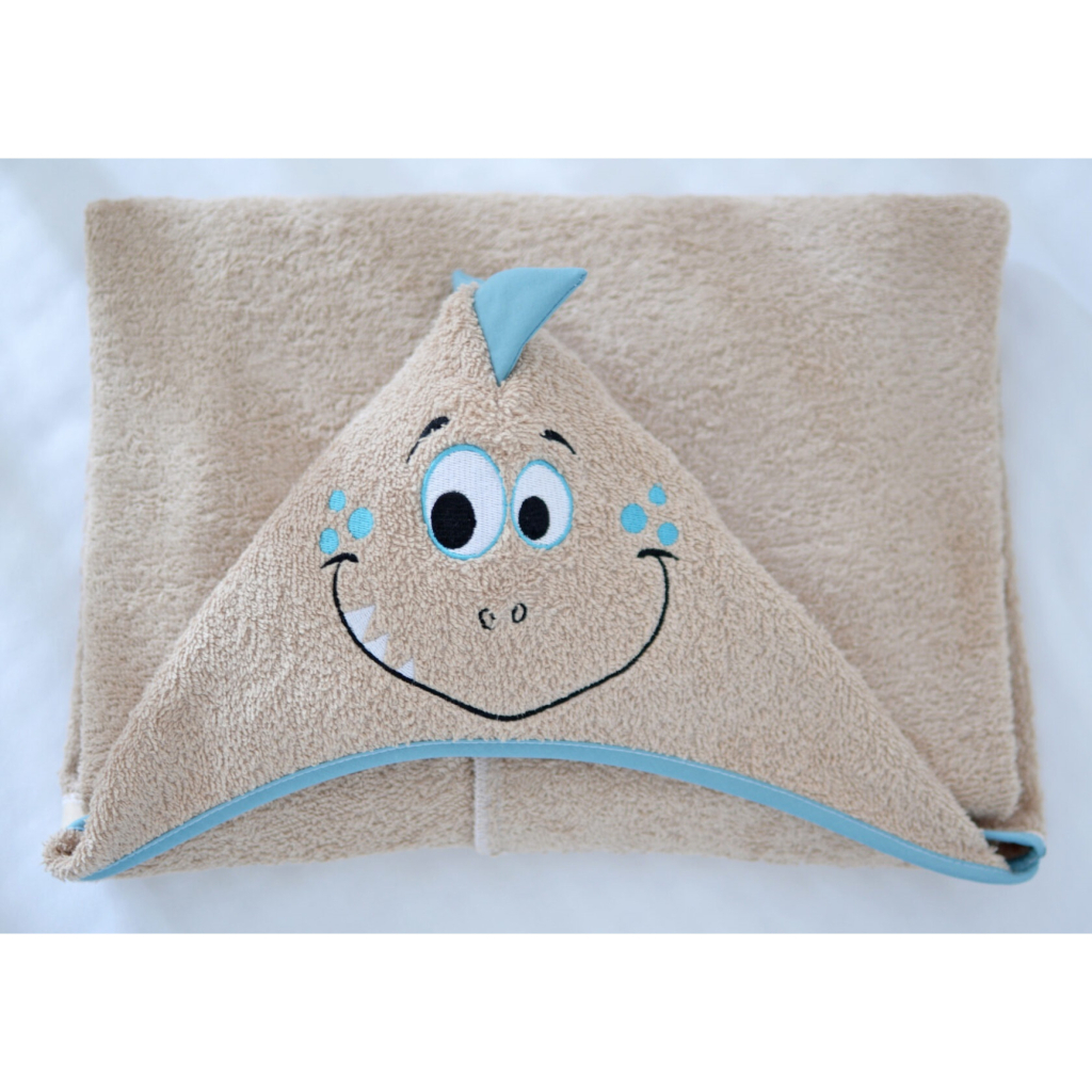 Пелюшки для малюків Верес Пелюшка для купання Baby Veres "Dino beige" 80*120 (190.01) - зображення 2