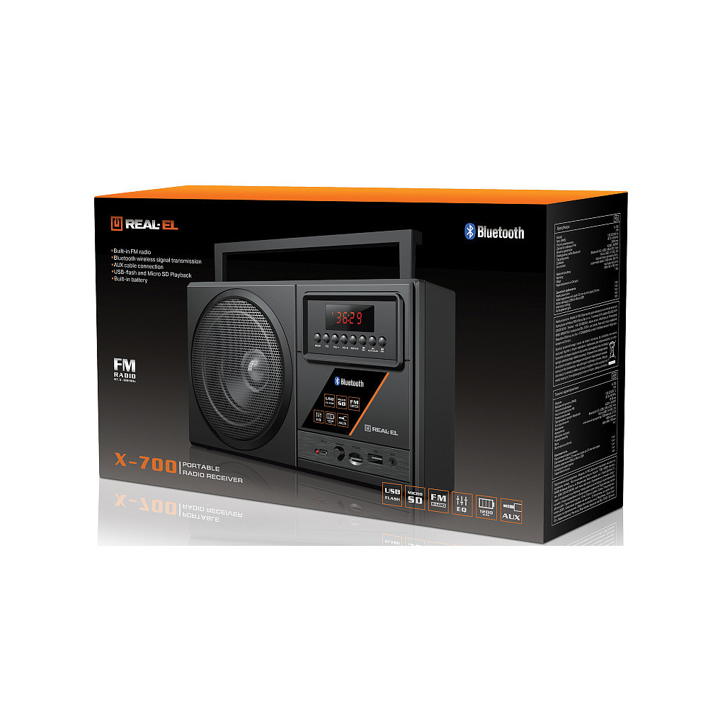 Портативний радіоприймач REAL-EL X-700 - зображення 7