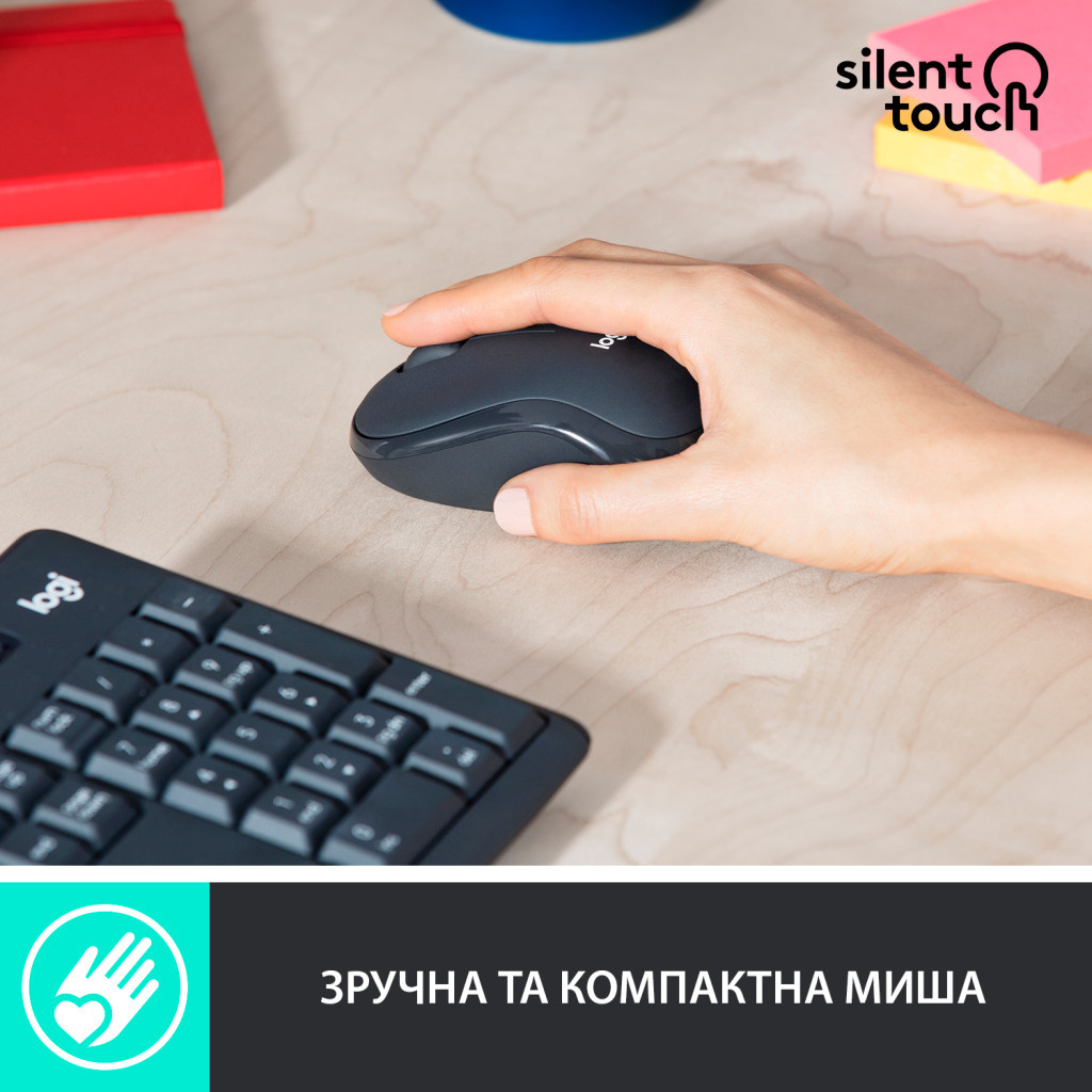 Комплект Logitech MK295 Silent UA Graphite (920-009800) - picture 4